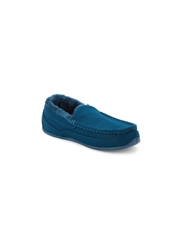 Deer Stags Boy's Faux Fur Suede Loafers